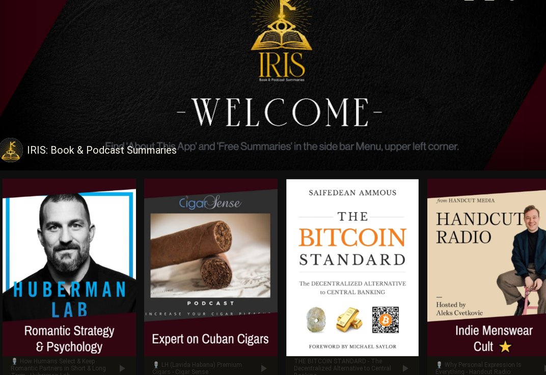 DeeperThrill's tweet photo. Download my @IRIS_knowledge book and podcast summary app:

Free App: https://t.co/9Qtk19WvRs

Discord: https://t.co/5P6QE5MGDt https://t.co/yvcSNVBdvQ