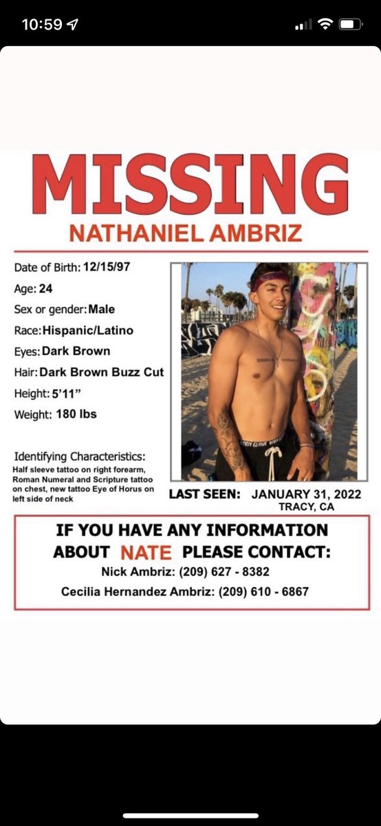 Nate is still missing everyone, please keep posting.
