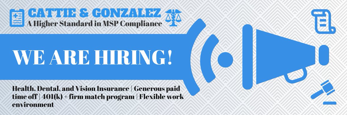 We are looking for some associate attorneys! Check our careers page to apply. cattielaw.com/careers #CattieGonzalezPLLC #WeAreHiring