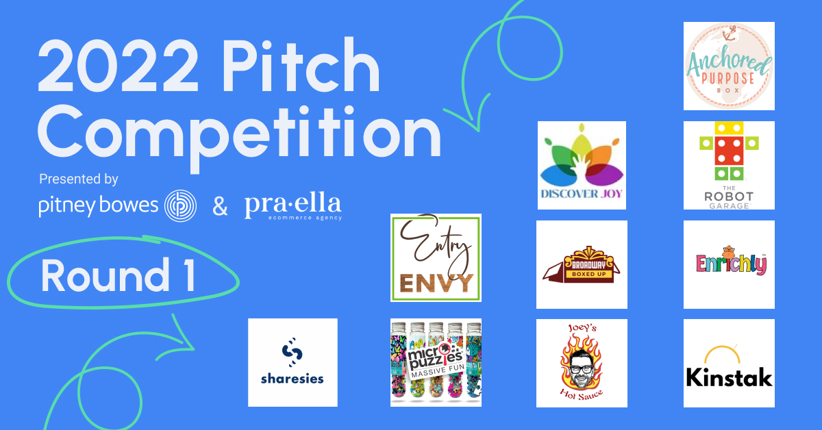 SubSummit (@sub_summit) on Twitter photo ✨ Meet the 10 semifinalists for the first round of the 2022 Pitch Competition! 🎉
Anchored Purpose Box
<a href="/BroadwayBoxedUp/">Broadway Boxed Up</a>
Discover Joy Box
Enrichly
Entry Envy
Joey's Hot Sauce
<a href="/kinstak/">Kinstak</a>
<a href="/MIcroPuzzles/">MicroPuzzles</a>
Sharesies
The Robot Garage
Join us in cheering them on! bit.ly/3rYjKXZ ✨ Meet the 10 semifinalists for the first round of the 2022 Pitch Competition! 🎉
Anchored Purpose Box
<a href="/BroadwayBoxedUp/">Broadway Boxed Up</a>
Discover Joy Box
Enrichly
Entry Envy
Joey's Hot Sauce
<a href="/kinstak/">Kinstak</a>
<a href="/MIcroPuzzles/">MicroPuzzles</a>
Sharesies
The Robot Garage
Join us in cheering them on! bit.ly/3rYjKXZ