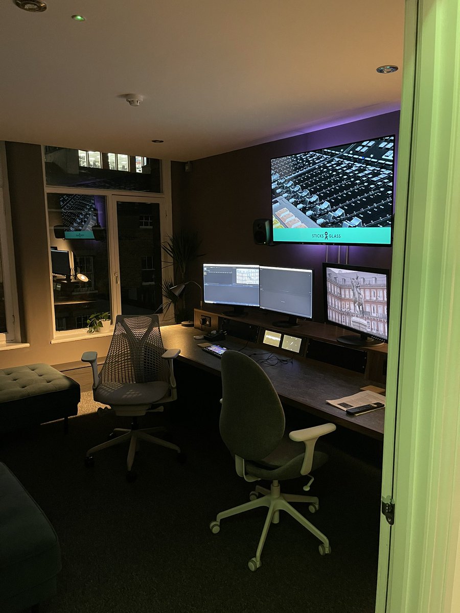 We’re celebrating the launch of the all new <a href="/Sticksandglass/">Sticks & Glass</a> post production facility in Leeds, featuring brand new DOLBY Atmos suites, podcast rooms, edit and colour suites 😍🥰