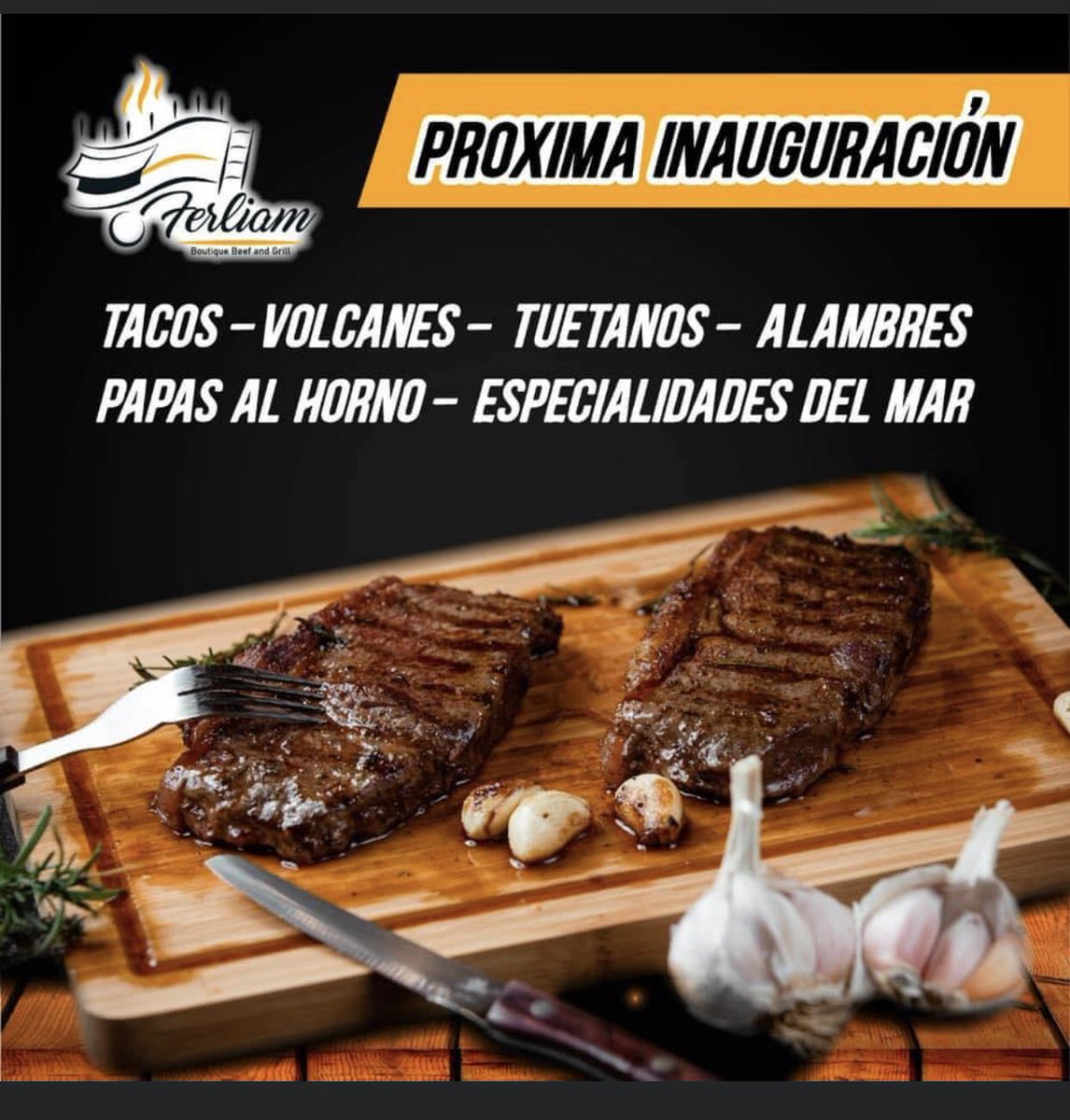 {#Aperturas } Desde nuestros inicios hemos apoyado a los #FoodTrucks este #Sábado tendremos #Debut de #FoodTruck y de #PuntodeVenta 

Calz. de Tlalpan 3401, Sta. Úrsula Coapa, Coyoacán, 04650 Ciudad de México, CDMX g.co/kgs/eic8nt Aquí nos vemos sábado 5 de Febrero.