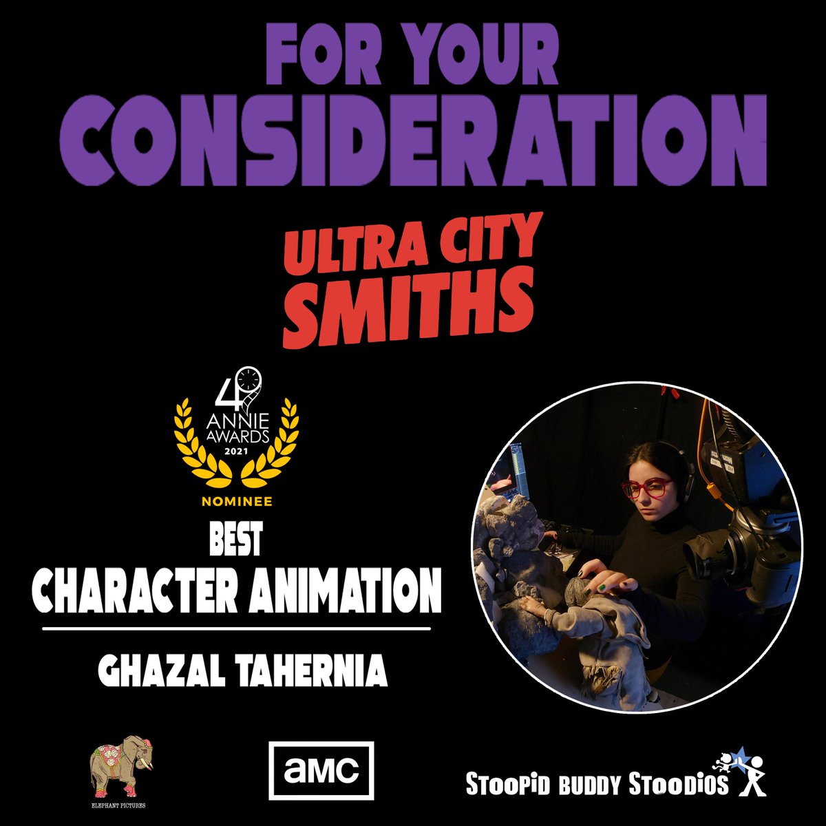 FOR YOUR CONSIDERATION
Crossing Swords // Best Direction
Ultra City Smiths // Best Character Animation
We're so honored to have two shows nominated for Annie Awards! Voting opens today for ASIFA members.