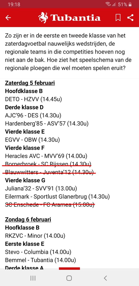 robincampmans's tweet photo. Al de nodige strepen in het eerste speelschema van 2022 #afgelast https://t.co/NN5gkXE7Rv