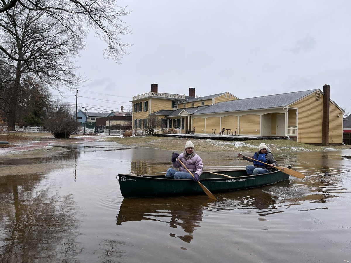 Important museum announcement: we have a moat. The invading hordes have yet to be arrive, but we’re ready, because we also have a canoe.