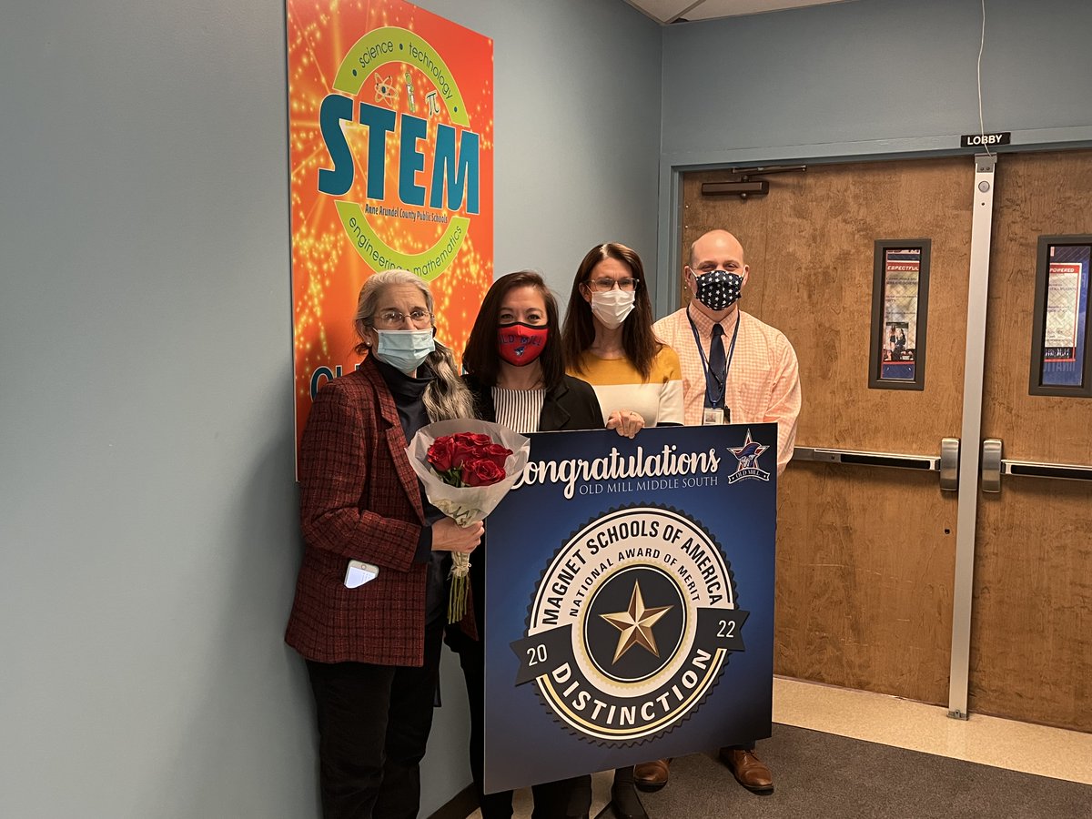 AACountySchools's tweet photo. Congratulations to Central and Old Mill Middle School South on being named National Magnet Schools of Distinction by @MagnetSchlsMSA
#MagnetSchlsMSA #AACPSAwesome #MagnetSchoolsMonth
https://t.co/ydXS6oZvq2 https://t.co/riY27UTLm5
