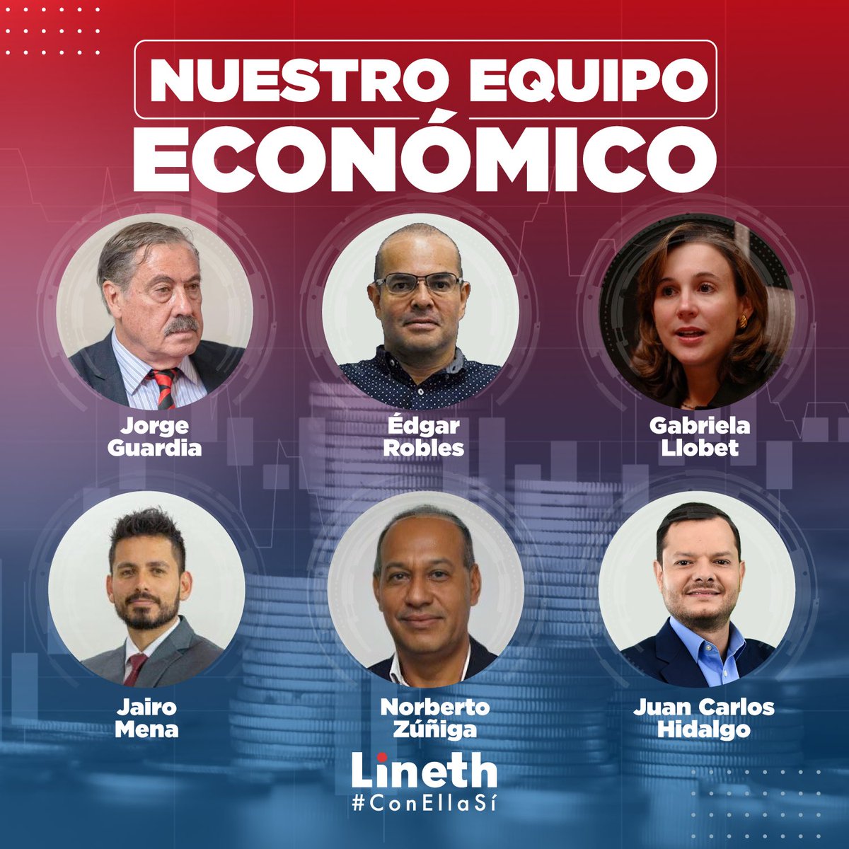 LinethSaborio's tweet photo. Vamos a impulsar la activación económica del país, llevando más y mejores empleos para los costarricenses y bajando el costo de la vida para las familias.

Me alegra contar con grandes profesionales en la materia, les comparto algunos de ellos. 

#ConEllaSí ❤️💙 https://t.co/X9DfV9B5jj