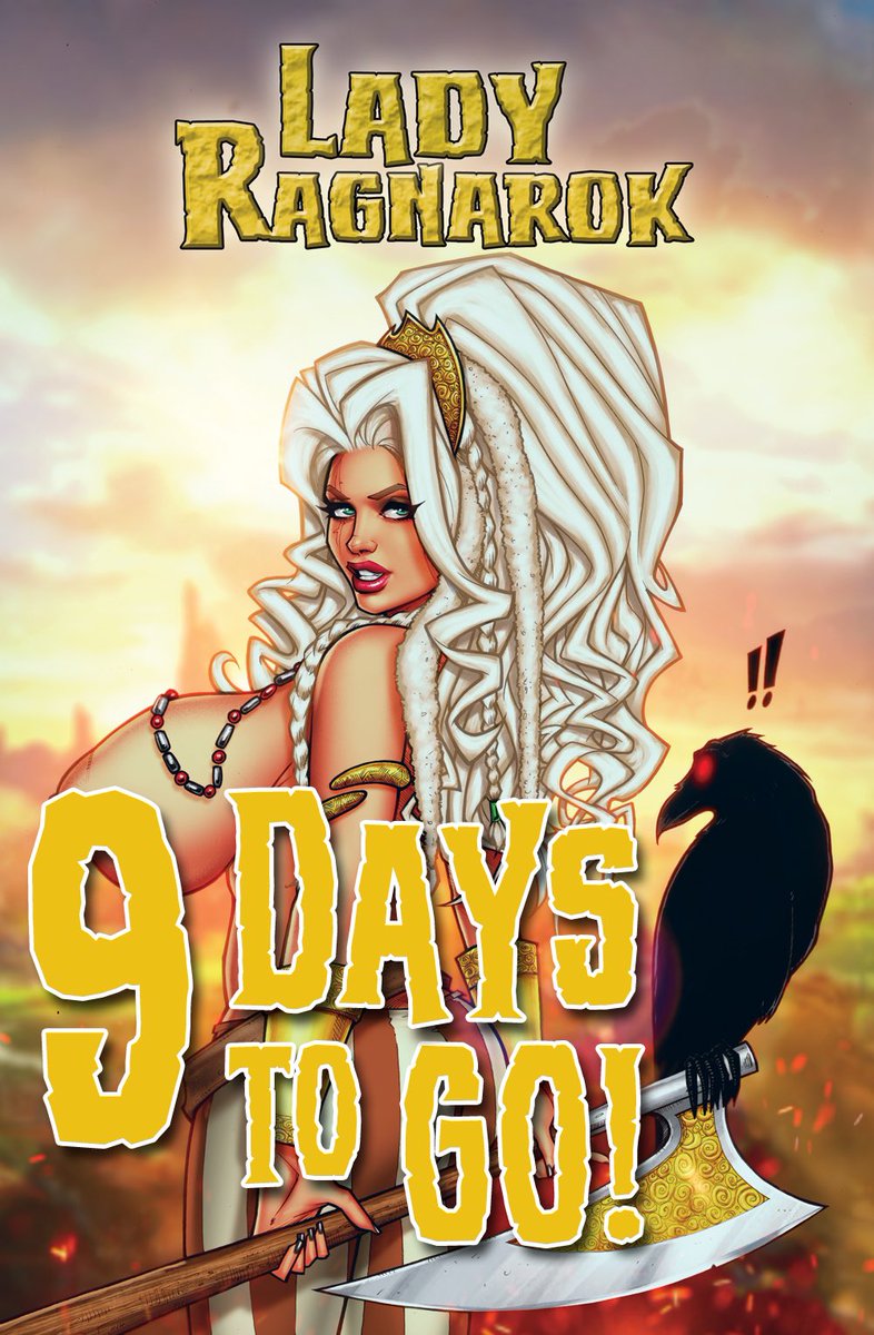 BadAxeStudios's tweet photo. We’re down to single digits!!  ONLY 9 DAY LEFT in the “Lady Ragnarok” #1 Kickstarter campaign!  Click the link below to support the project and bring this adventure to life…!

https://t.co/hNWyEL50lG https://t.co/iv47uMrdEq