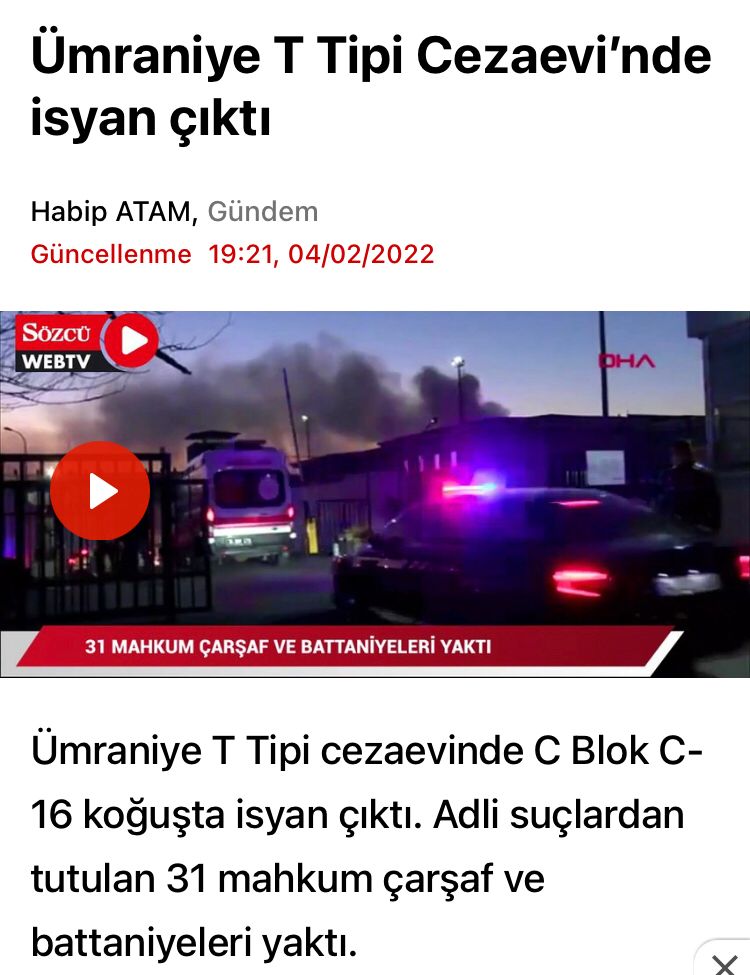 zoroyay's tweet photo. @bybekirbozdag Ümraniye T Tipi Cezaevi'nde
Adaletİçin AFİSTİYORUZ https://t.co/xp3evrZYay