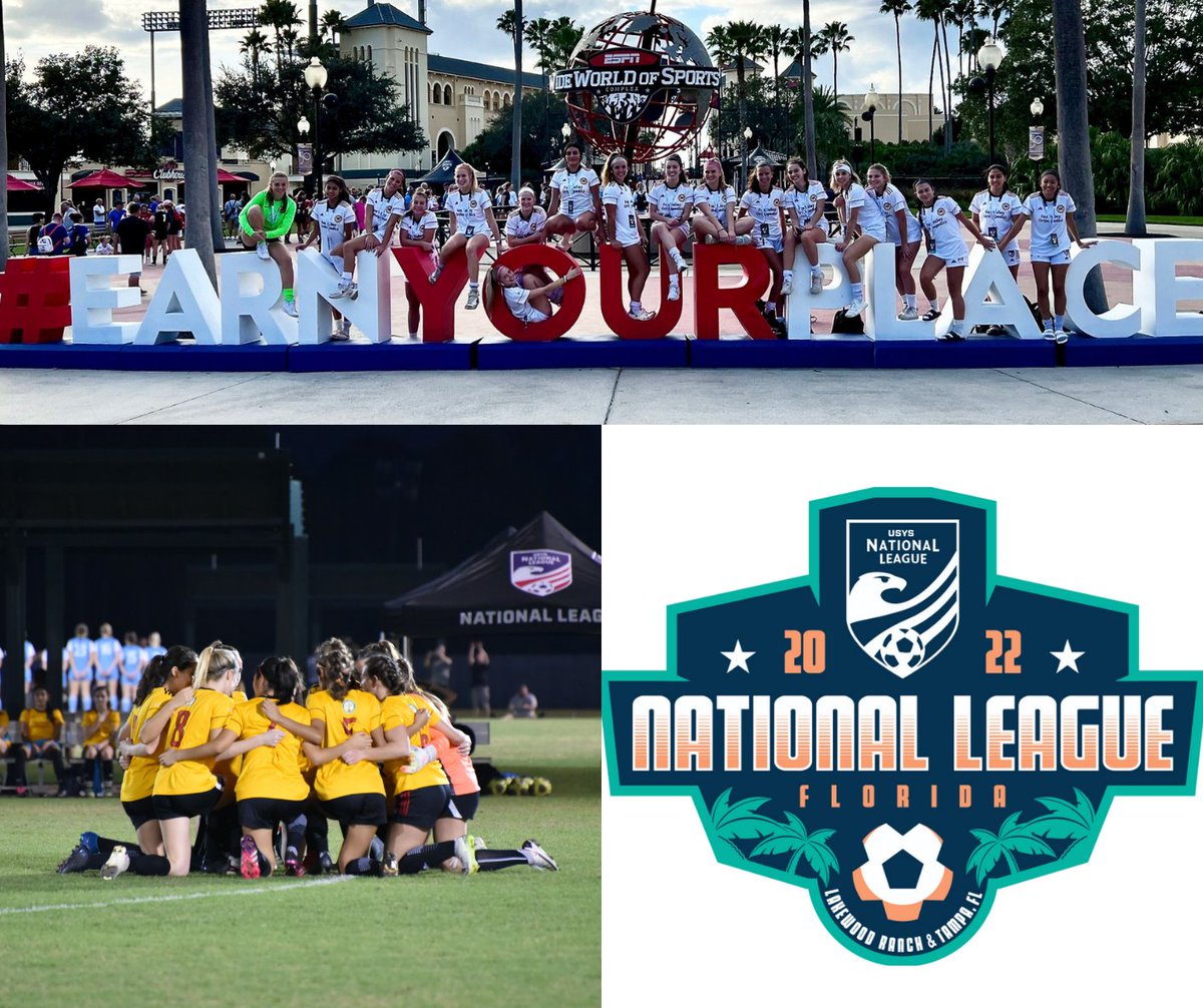 Good luck to our 19U Girls this weekend who are returning to Florida for <a href="/NationalLeague/">National League</a> P.R.O.!! Check out the full schedule at usysnationalleague.com/national-leagu… #strikerstrong #onecommunity #oneclub #EarnYourPlace #nlorlando