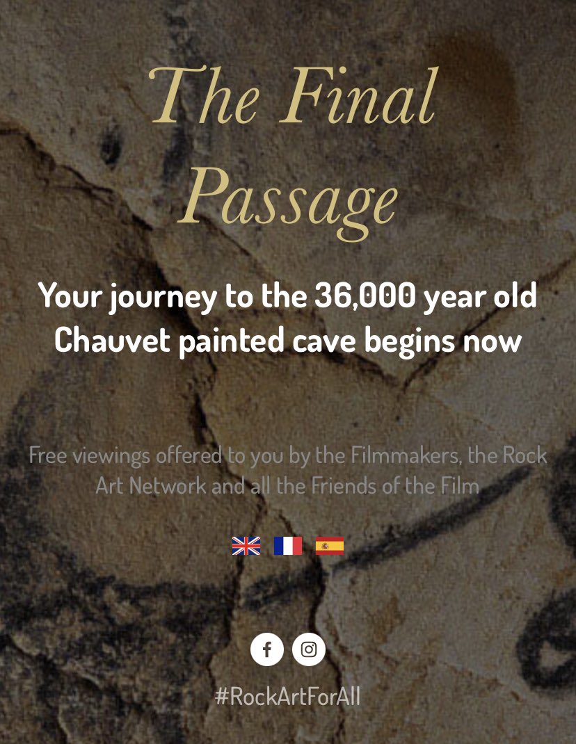 jens2go's tweet photo. Assertion: #Paleolithic #CavePaintings are an expression of early #monumentality.
Cf. "#TheFinalPassage" - a cinematic journey through #ChauvetCave - and its 36,000 year old paintings. Unlimited online viewing:
https://t.co/R9xNkaVdAu https://t.co/jM2LmNEPHZ