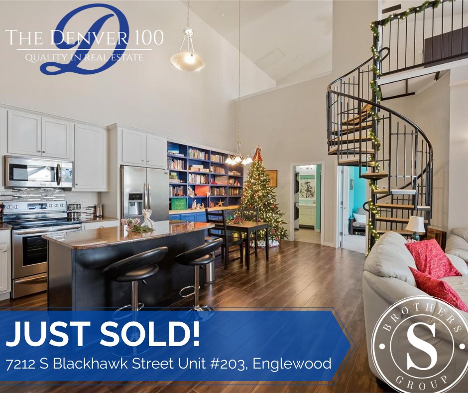 #Sold!

🏡7212 S Blackhawk Street Unit #1-203, Englewood, CO 80112

*1 bed, 1 bath
*942 square feet
*Updated kitchen

📲Represented by The S Brothers
Ben Saggau | 720-227-1655 | bsaggau@den100.com
Kellen Skersies | 720-556-1548 | kskersies@den100.com