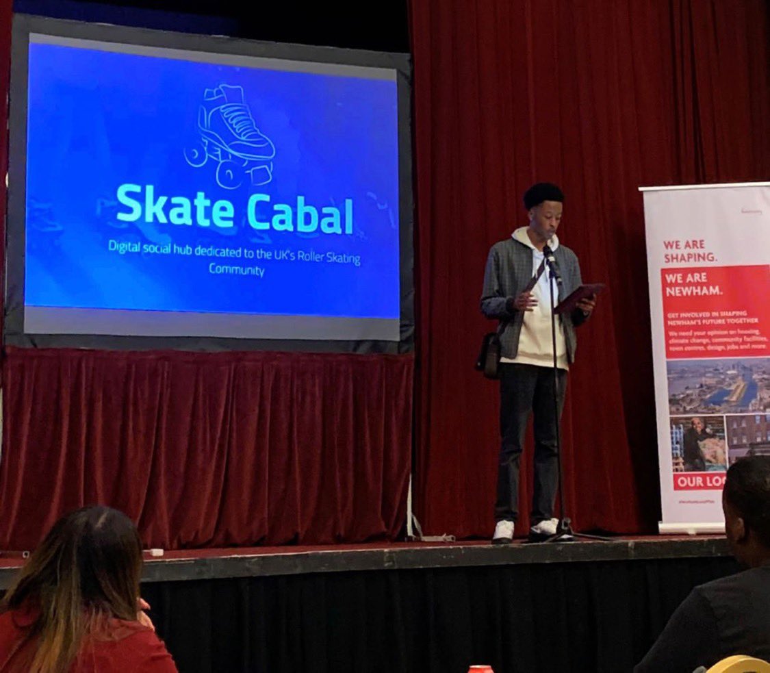 JamesKaguima's tweet photo. 🎉 Secured funding from Newham Council, National Lottery Fund and NHS for building @SkateCabal, which is a platform with a mission to empower the Skate community, as well as amplifying their voices &amp; showcase safe spaces to skate via our mobile web app📲 #NoCode #BlackTechTwitter https://t.co/w6fA5yz77j