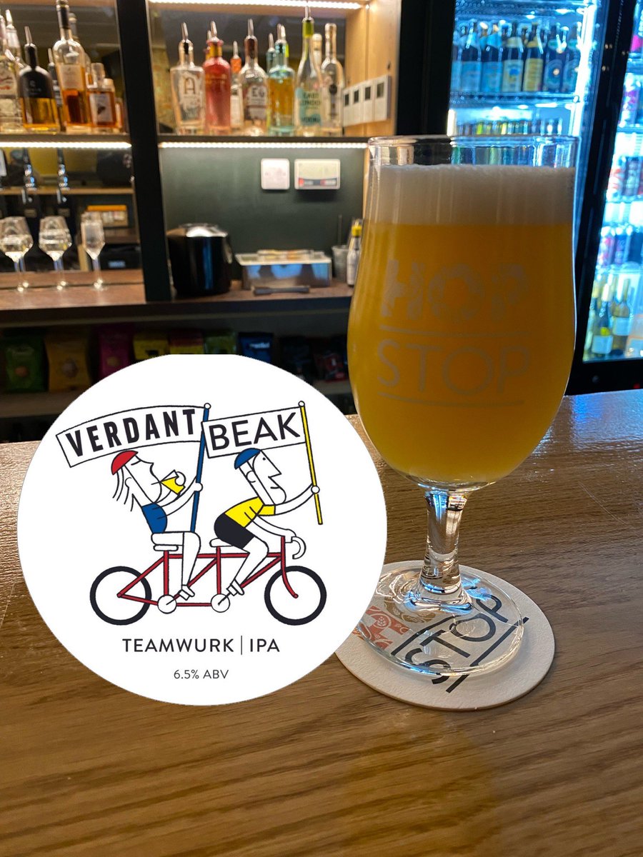 BeerPrimeUK's tweet photo. Great line up at @HopStopBeers tonight. I’ve gone for cask @FyneAles Jarl (well, you have to, don’t you!) and @TheBeakBrewery + @VerdantBrew Teamwurk! The rest of the taps look great too, but I’ve got to get off home for my tea!
#CraftBeer https://t.co/iomXyS92ir