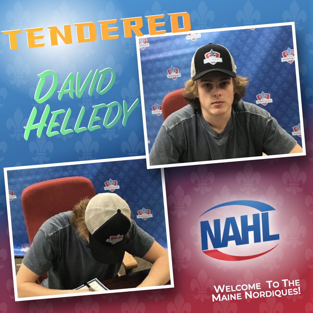 We are very excited to officially welcome David to the Maine Nordiques. It has been a long time coming and his familiarity with our organization will make for a seamless transition. David possesses the tools to excel at the NAHL level and D1 schools have taken notice…