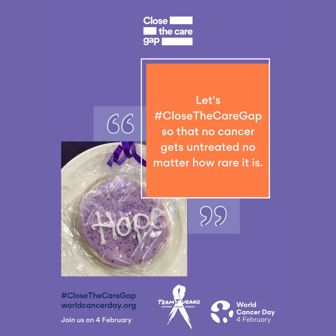 TuranoTeamo's tweet photo. Let's #CloseTheCareGap. #worldcancerday https://t.co/UoT2D812XE