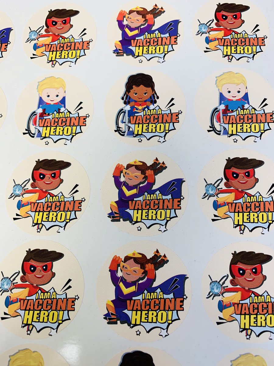 On Monday we open our doors to welcome our littlest people for their vaccines. 
Superhero certificates and stickers and treats for these awesome kids! <a href="/Lizzy_nash2/">Lizzy Nash</a> <a href="/paulfreeuk/">Paul Freeman</a> <a href="/liverandbunions/">Peter Collins</a> @maidofyorkshire <a href="/SalisburyNHS/">Salisbury Hospital</a> #GetVaccinatedNow @NHSBSWCCG