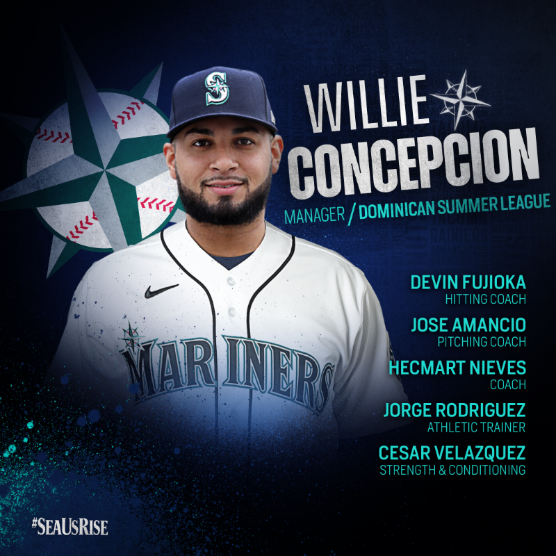 MsPlayerDev's tweet photo. Meet the staff for our 2022 Arizona Complex League and Dominican Summer League squads 🙌 #SeaUsRise