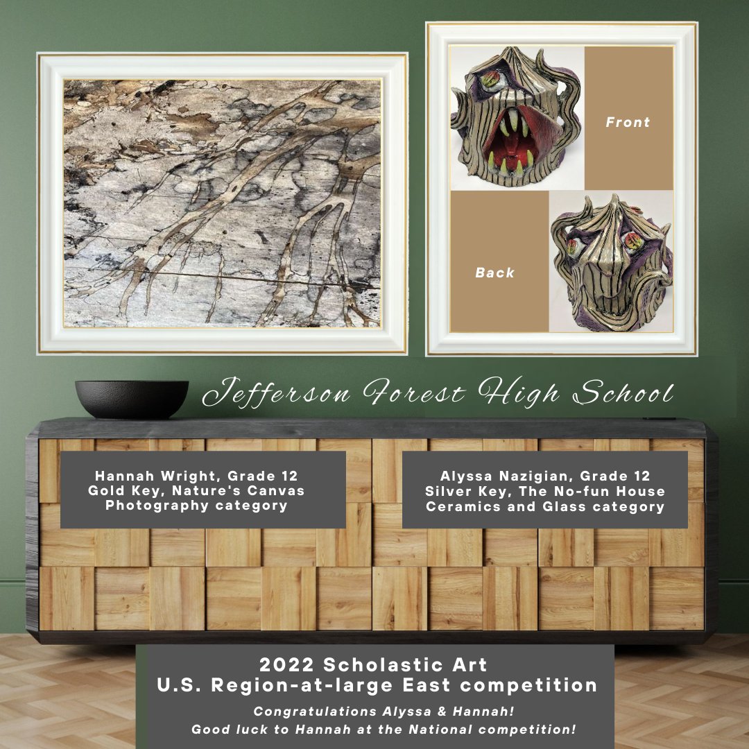 BCPS on Twitter "Two Jefferson Forest High School students won awards at the 2022 Scholastic