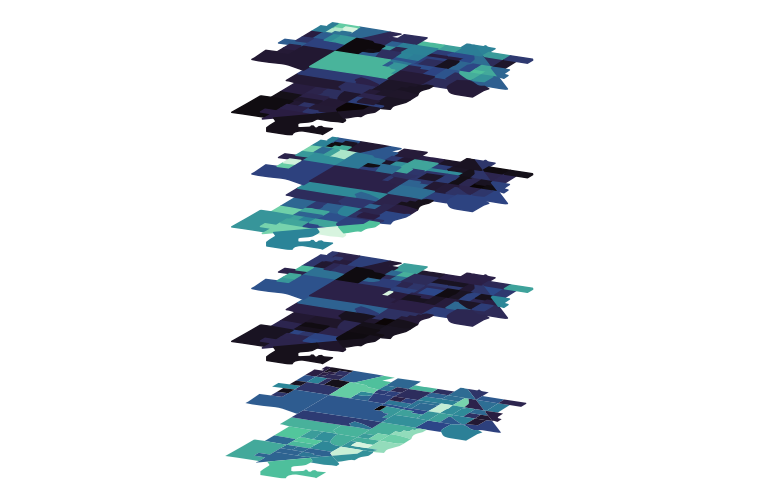 BradCongelio's tweet photo. I am preparing my talk for @ASMA_Conf and I am onto the #dataviz. I aim to predict how a new Bears stadium in Arlington Heights may impact the local neighborhood using k-means clustering, DiD regression, and ZTRAX/Census data. #ASMAIndy #RStudio #DataScience #AcademicTwitter https://t.co/70rxW5iUFy