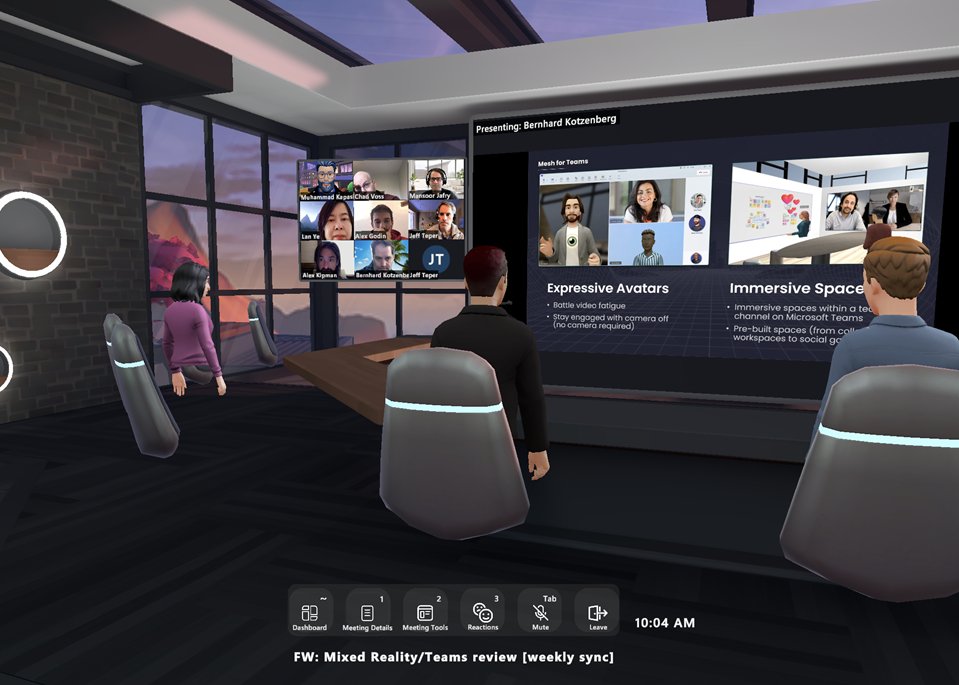 Building the metaverse in the metaverse with Mesh for Teams with <a href="/akipman/">Alex Kipman</a> and our teams #MicrosoftTeams #MicrosoftMesh