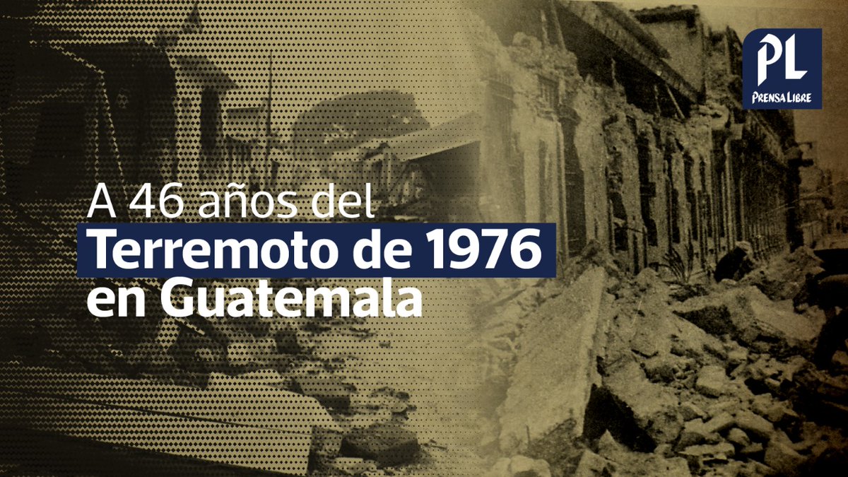 prensa_libre's tweet photo. Hace 46 años, Guatemala 🇬🇹 se despertó en la madrugada sacudida por un terremoto. Así fueron aquellas horas trágicas. #SígameElHilo 🧵 https://t.co/FrkIJxWixm