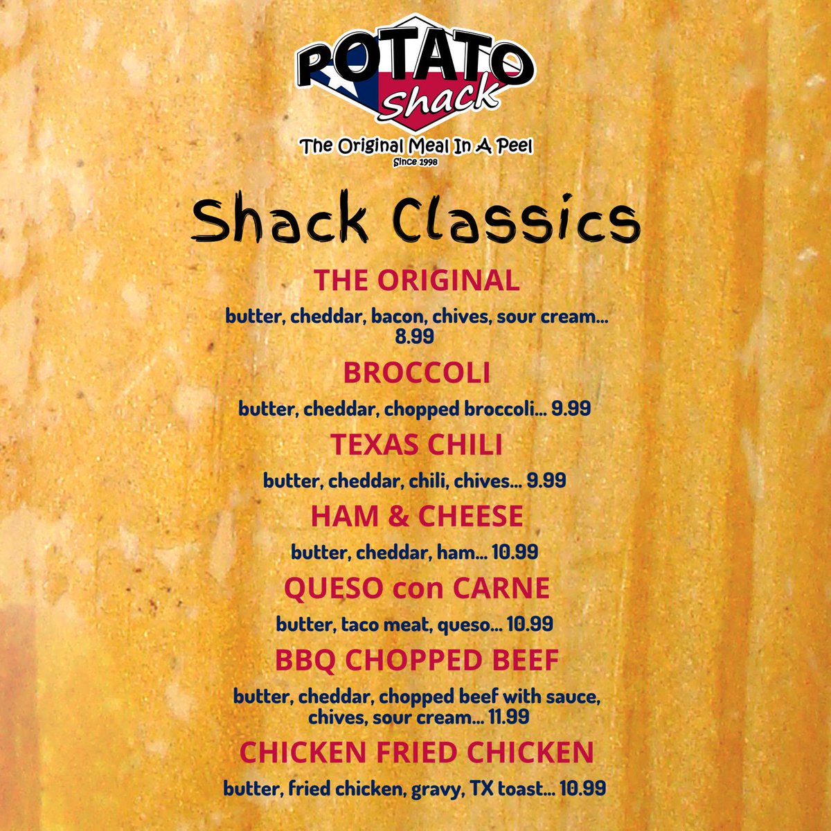 Potato Shack Plus tweet media