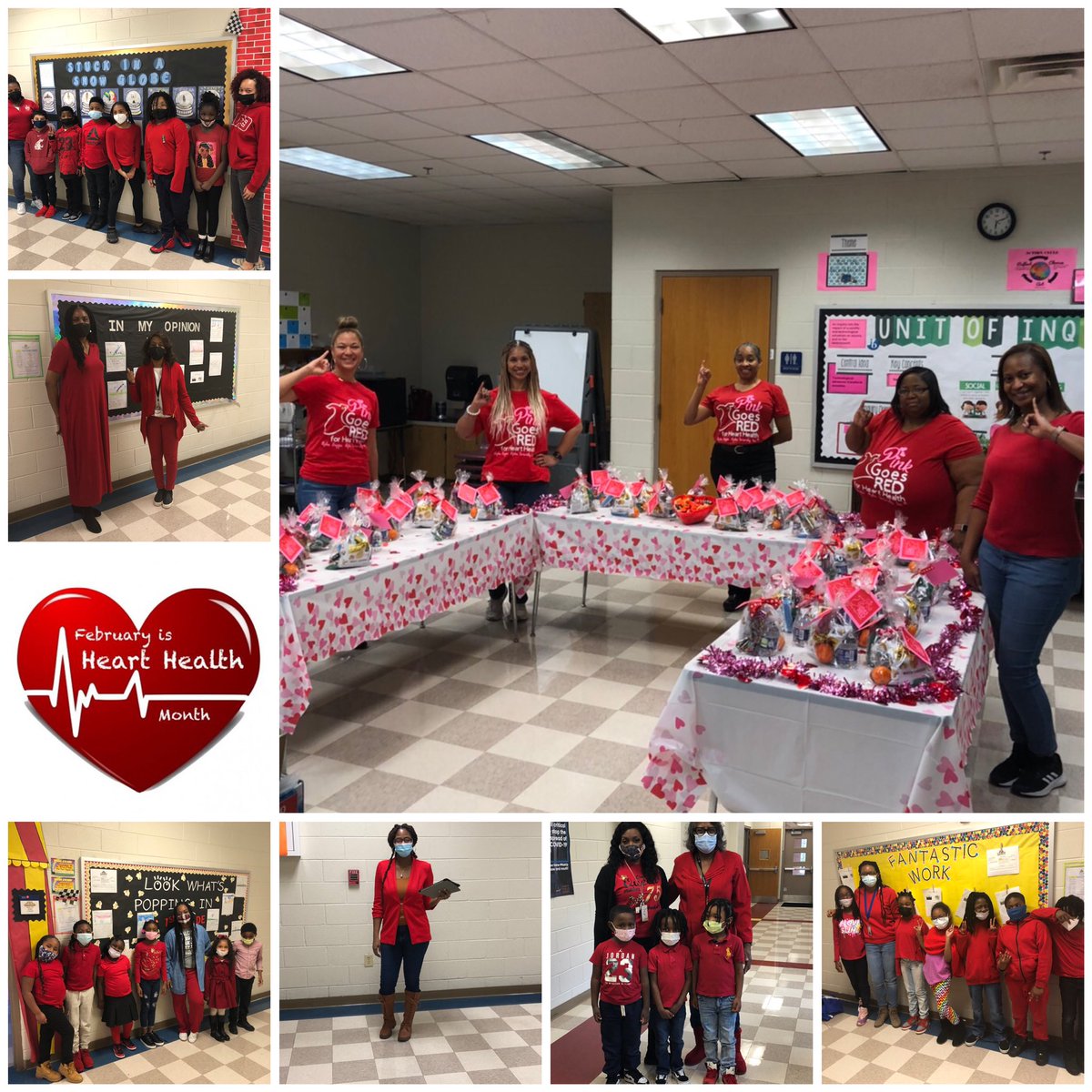 Today is HEART HEALTH DAY where the stakeholders at MES doned the color red to promote awareness for a healthy ❤️by participating in a school wide Step Challenge, a Fitness Gram Assessment, and eating healthy ❤️smart snacks. This is Who We Are <a href="/IBinAPS/">IB in APS</a> <a href="/MilesTigersAPS/">Miles Elementary</a> <a href="/apsupdate/">ATL Public Schools</a>