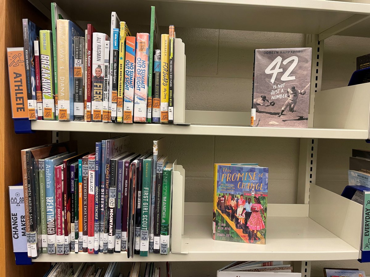 librarylifems's tweet photo. Are you looking for inspiration?  Then check out @ThoreauMS library's newly reorganized biography section to find someone who inspires you.  All of our biographies are now in easy to browse categories.  Thanks to @kilmerlibrary for sharing this great idea! https://t.co/ADa2afssJX
