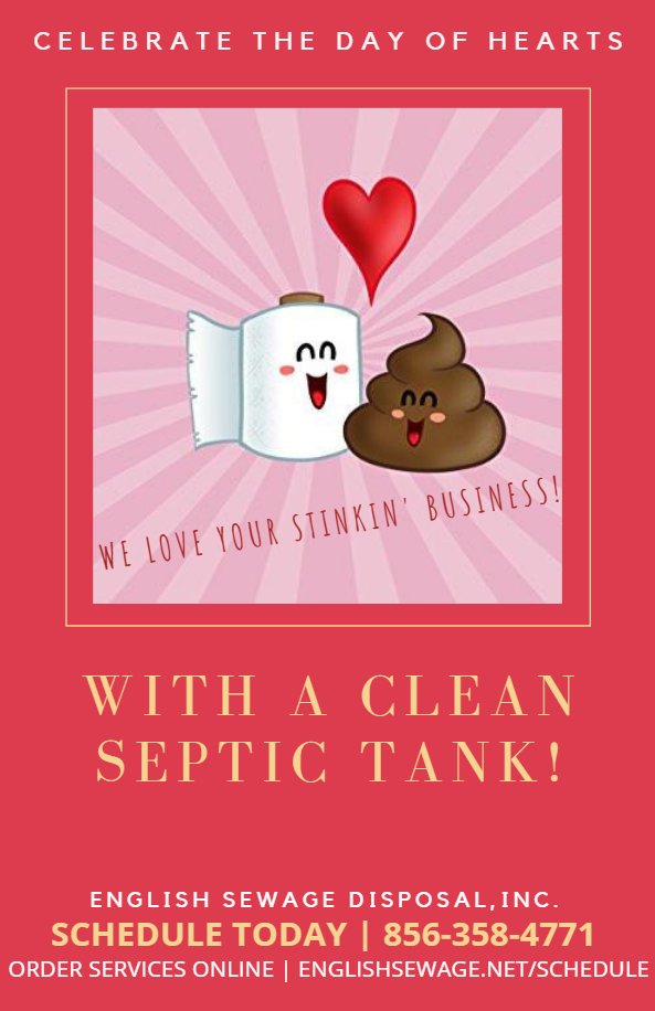 We hope your Valentines Day is filled with much love! We love and appreciate all of our customers! Be sure to call us today to schedule any of your septic needs. #ValentinesDay #septicservices #customerappriciation  #WeLoveYourStinkinBusiness