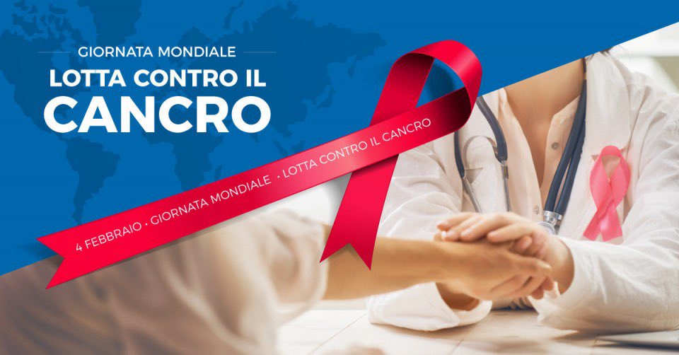 GiorgiAndreuzza's tweet photo. Oggi si celebra la Giornata mondiale per la lotta contro il cancro. Un pensero di sostegno alle tante persone che ogni giorno affrontano la malattia con coraggio e un ringraziamento a coloro che si impegnano nella ricerca e per la cura accanto alle persone toccate da questo male https://t.co/bT5iUsimtH