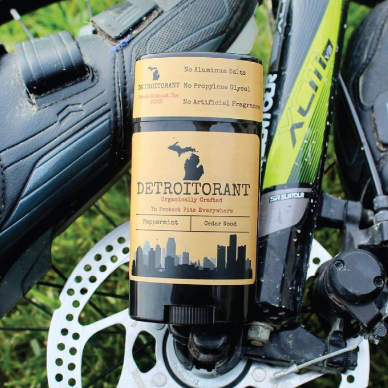 Zerbos's tweet photo. 🤓 You probably wear deodorant, why not get one #madeinmichigan by a small  #local #blackowned company dedicated to making clean products 🌱without all the garbage you find in conventional deodorants. Detroitorant️is available now! Get some today, your pits will thank you!😍 https://t.co/XoFnXnBsuv