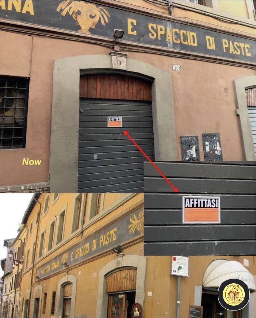 TrastevereRM's tweet photo. ...Via della Lungaretta, l'antico forno chiude...e questo purtroppo, non è uno scherzo...😌
Ph by Marco Razzi
#forno #trastevere https://t.co/iddZRMLqFh