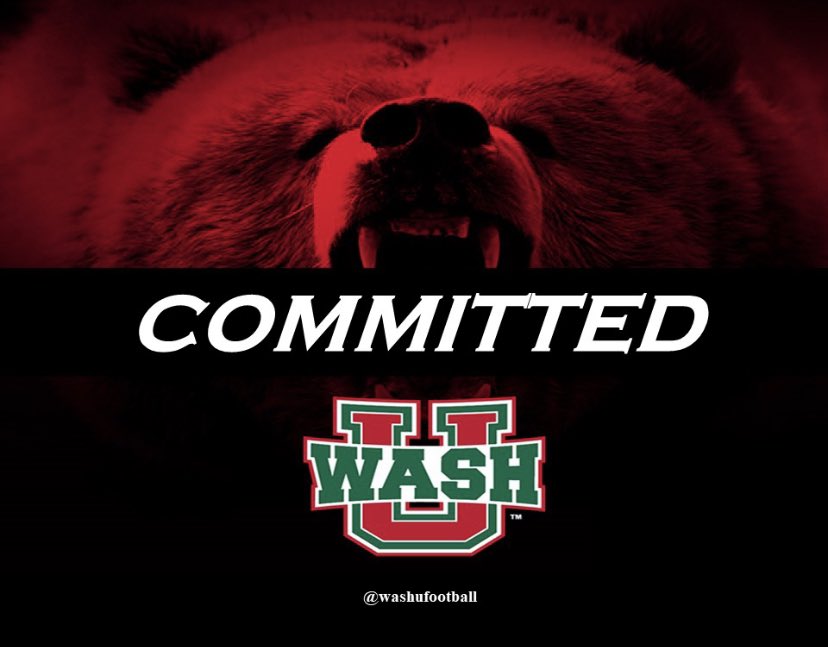 Proud to announce I will be furthering my athletic and academic career at Washington University. I would like to thank everyone who has helped and supported me through this process. Go Bears!🐻 <a href="/washufootball/">WashU Football</a> <a href="/NewAlbanyFB/">New Albany Football</a> <a href="/CoachAaronKeen/">Aaron Keen</a> <a href="/1_bubs/">Bubba Kidwell</a>