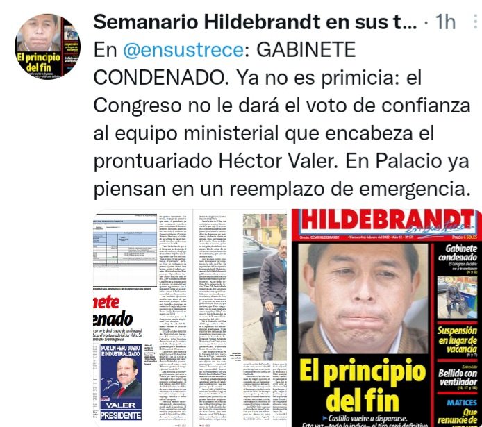 PHPMARCOCARDOSO's tweet photo. SERRUCHO: ANTES CON YEHUDE SIMON, HOY CON VALER. https://t.co/ax6ShxgnIr