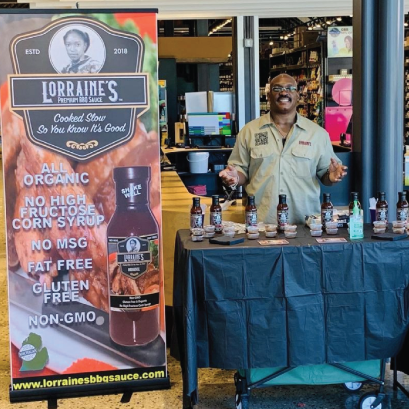 Zerbos's tweet photo. let's be honest if you're like us, you put bbq sauce on everything you can. 🥩 Lorraine's Premium BBQ Sauce   is #madeinmichigan by a small #local #blackowned business who really cares about their product. 🥰 Come grab some today, it's delicious! (especially the asian flavor!) 😉 https://t.co/17S3P2wike