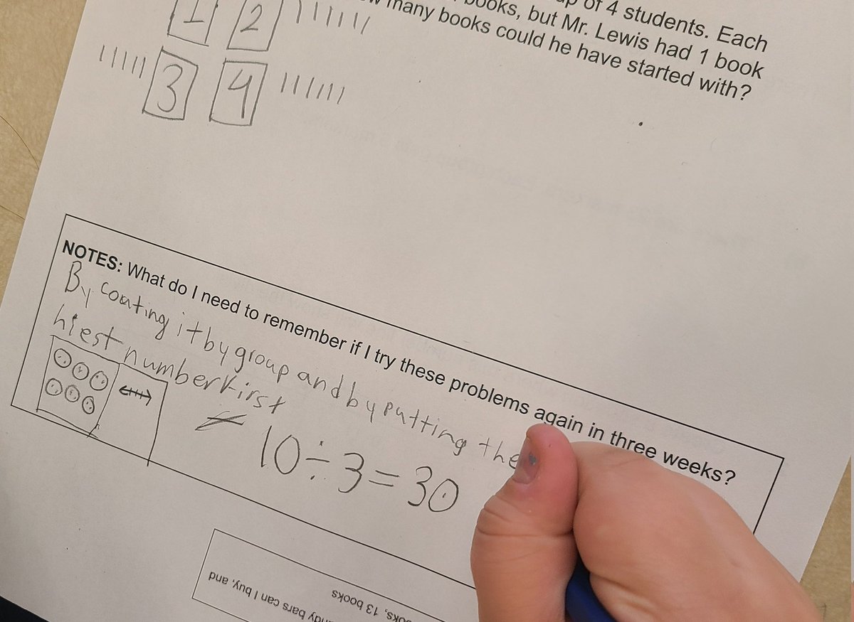 GLewisOCT's tweet photo. Evolving to #ThinkingClassroom Toolkit 2 &amp; 3 with @MrTintoTCDSB: Check your understanding questions &amp; Notes to a Future Self. So much insight from "What do I need to remember" @pgliljedahl #mathchat https://t.co/cJOQgQ1jQb