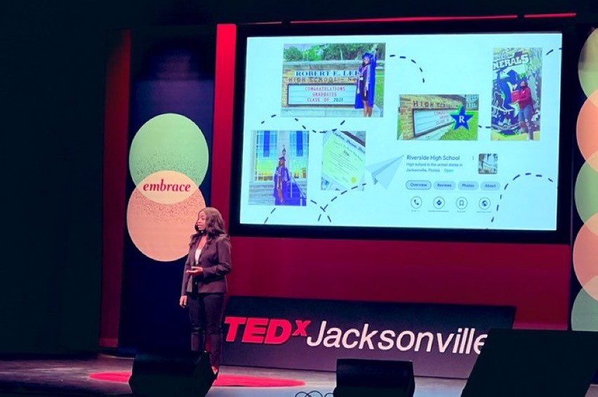 Our first student spotlight for #BlackHistoryMonth features Deyona Burton, a first-year student (CARE 21) from Jacksonville, FL majoring in Environmental Science and Public Policy.