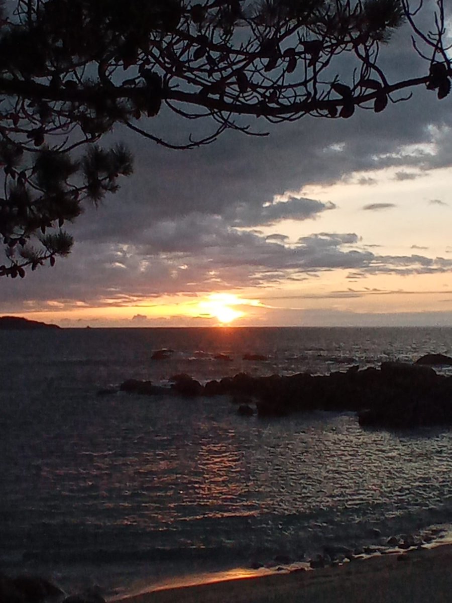 puestadesolvigo's tweet photo. Solpor máxico na praia de Lagos-Bueu. 📷Amigo https://t.co/9XeUCXjERo