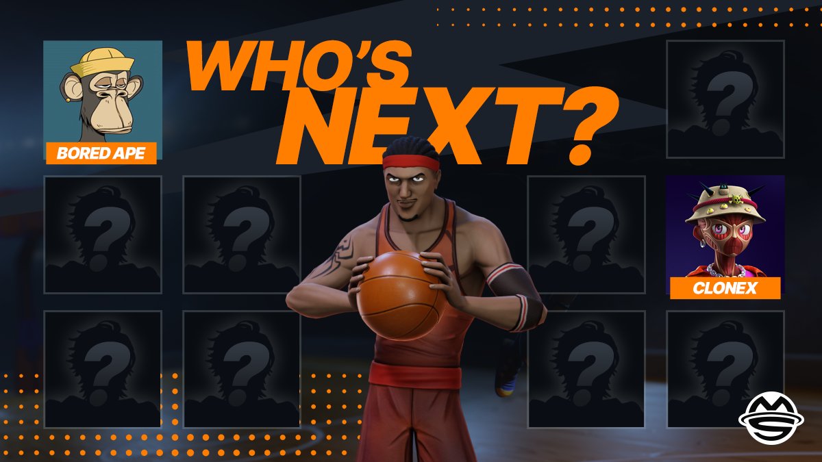 Metasportsbball's tweet image. 🥁 WEEKLY REVEAL EVENT 🥁
 🏀 COLLECTIONS IN MBA 🏀
 
After last week's reveal, now it's time to say hi to the next collection approved to be used in-game 🔥
 
 🧬 Welcome #CloneX  to MetaSports  🧬
 
Tag &amp;amp; welcome @RTFKTstudios in the comments! One comment will get 1 WL spot 😎