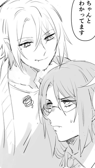 兄弟イケメンに描いて貰えてまじ嬉しい… 