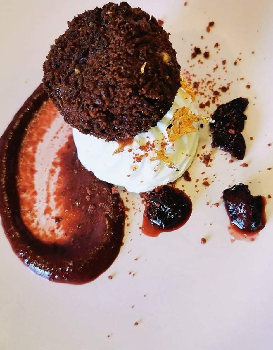 orkstreetfood's tweet photo. 😉Here’s a sneaky peek at one of the courses at this month’s Tasting Menu evenings in The Waterside.😉

🍒Chocolate Arancini, Red Velvet Crumb, Cherry &amp; Basil Compote and Mascarpone Ice-Cream all served alongside a Cherry Cosmopolitan.👌🏻

🥂Our waiting lists are still open!🥂 https://t.co/YHGDXx7kxW