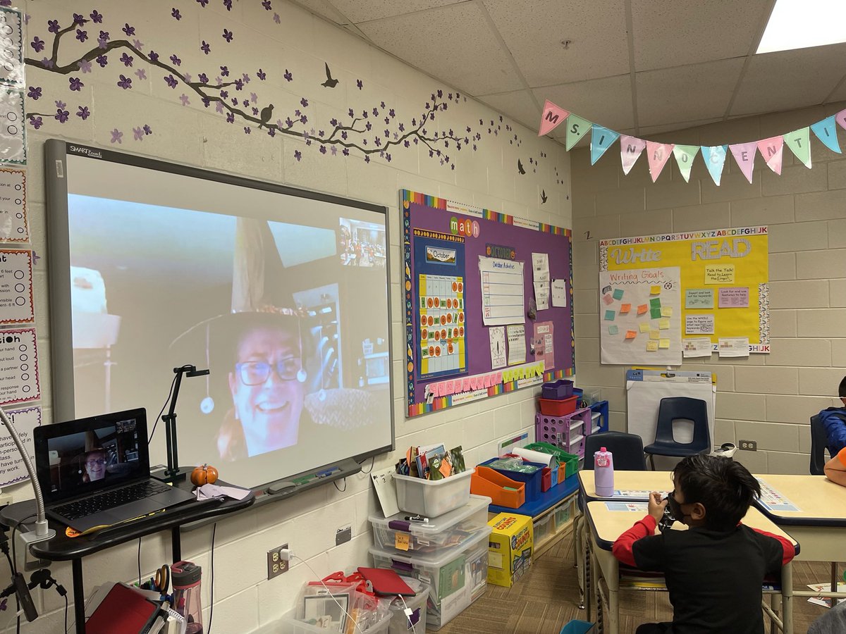 Throwback to Halloween when Momma Tini zoomed in to read us our favorite Halloween book “Tell Me a Scary Story, But Not Too Scary!”