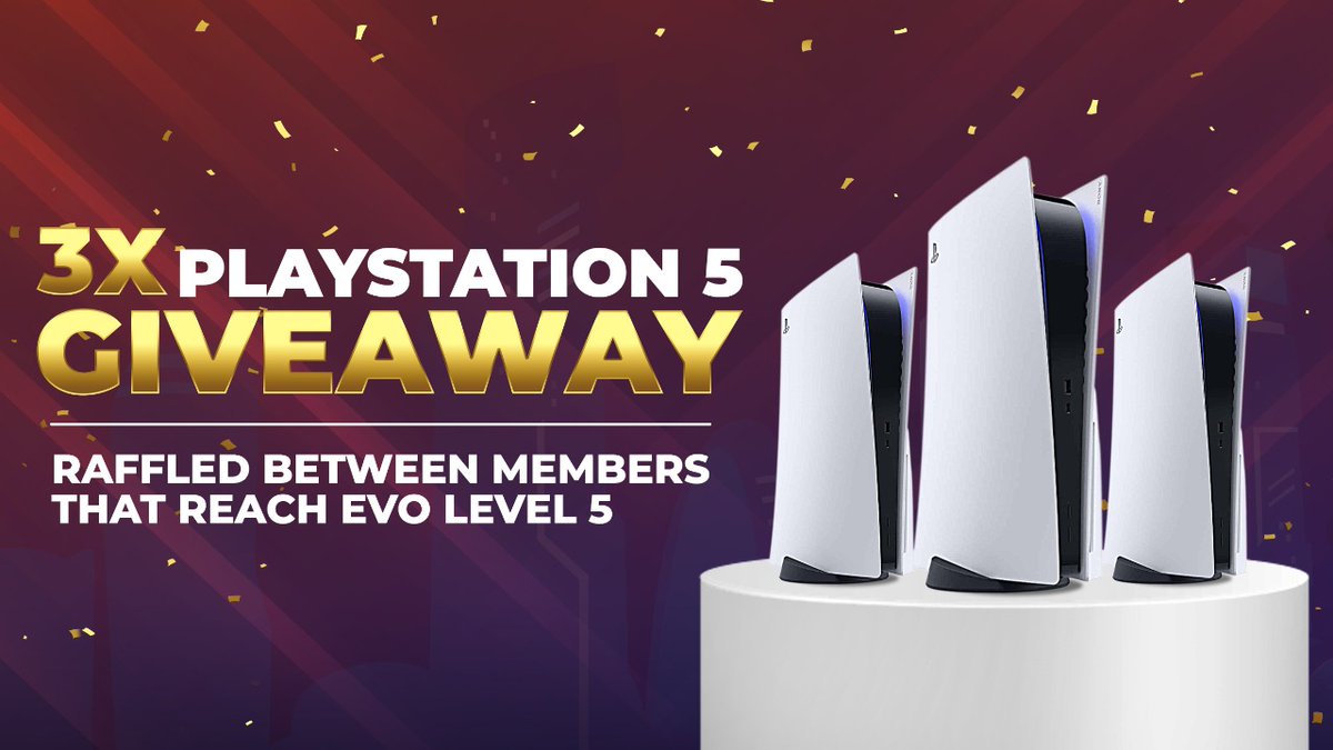 EvolutionApes's tweet image. WE ARE GIVING AWAY 3x PS5's  🔥🎰

To Enter:
1⃣ RT, Like and tag 3 friends in this post
2⃣ Reach Evo Level 5 in our Discord

WHITELIST MINT BEGINS IN 1 HOUR 🤍
Public Mint begins at 11PM UTC, Feb 5th! ⏰

Join our discord 👇
discord.gg/evolutionapes