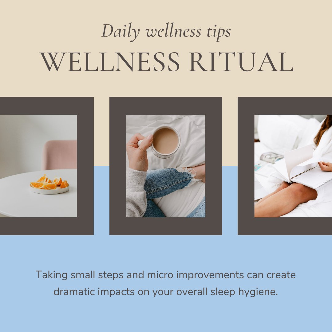 Taking small steps and micro improvements can create dramatic impacts on your overall sleep hygiene.

For example, we are not here to tell you to stop drinking coffee. But moving your last cup of coffee from the afternoon by a few hours can create an impact on your sleep.