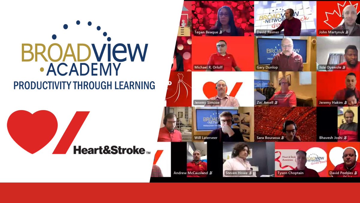 Our collaborative effort to support the Heart & Stroke Foundation.
#HeartMonth #HeartandStrokeBeatAsOne