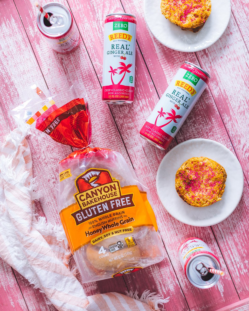 💗 G I V E A W A Y!💗 ⁠ ⁠ We’ve teamed up with our friends @canyonbakehouse to share our Valentine’s Day dream date duo…⁠ ⁠Reeds Shirley Temple ginger ale and Canyon Bakehouse English Muffins! Tag your #valentine and visit @drinkreeds on #instagram to enter to win!