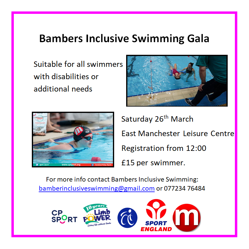Bamberinclusive's tweet photo. Share with your friends. Thanks for your help @CP_Sport @LimbPower @wheelpower  @Sport_England @CoManchAq https://t.co/uqxhu9u5KS