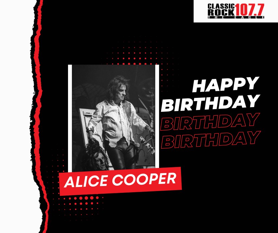 Happy birthday, Alice Cooper!