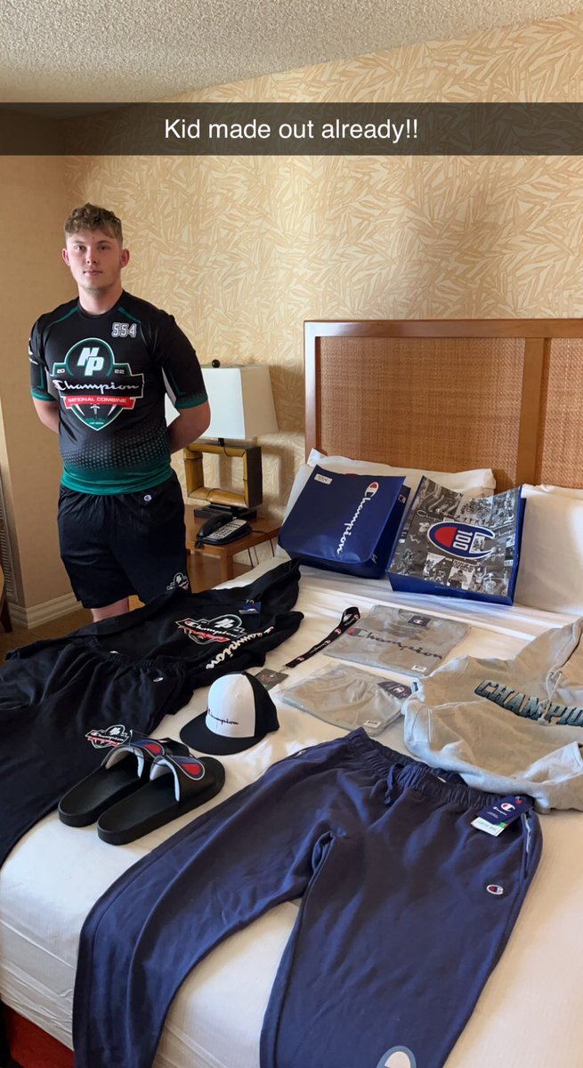 Already having a great time in Vegas thanks to <a href="/NPShowcases/">National Preps Showcases</a> and <a href="/ChampionUSA/">CHAMPION</a>